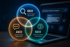 SEO، AEO و GEO چه تفاوتی دارند؟